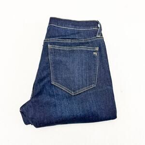 Madewell Maternity Skinny Blue Dark Wash Denim Jeans Size 28